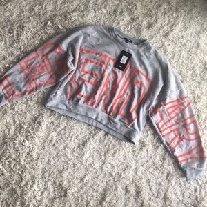 NWT “Legendary” Fashion Nova Crop Sweatshirt